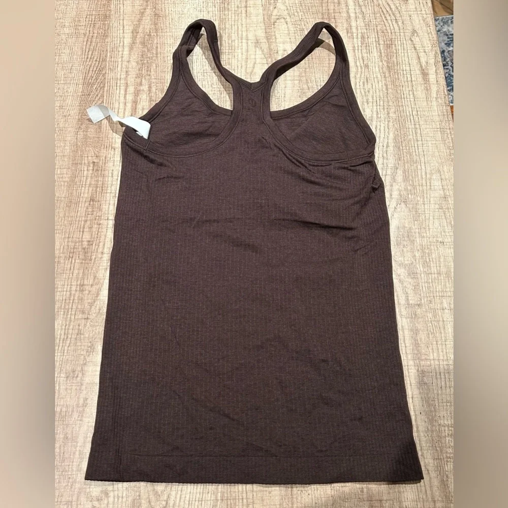 Ebb To Street Tank Top Lululemon Espresso - Picture 3 of 6